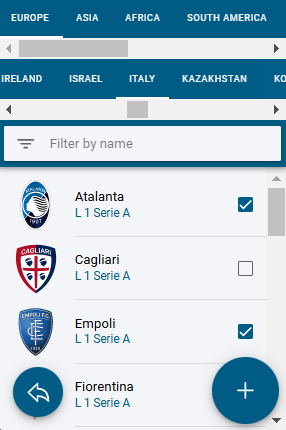 select shared teams